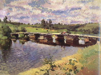 Konstantin Korovin Country Village (nn02)